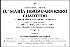 María Jesús Carnicero Cuartero